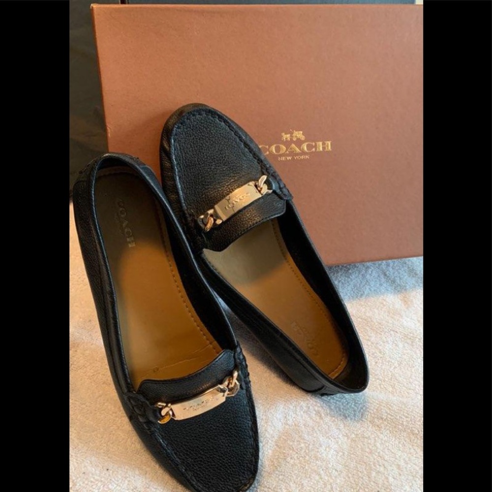 Coach Black Loafers